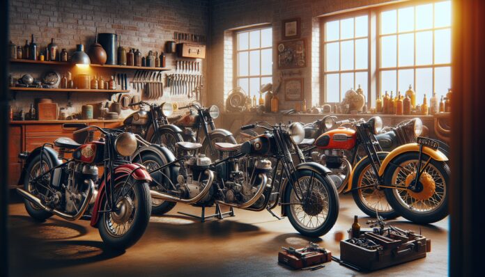 Iconic Vintage Motorcycles